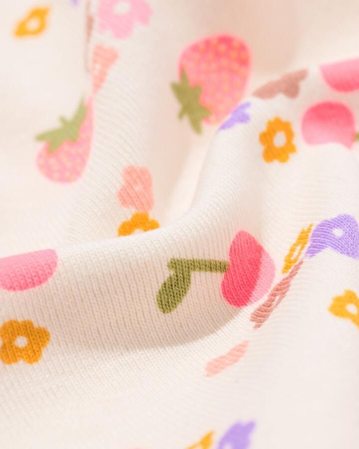 HEMA Kinder T-shirt Jersey Aardbeien Ecru (ecru) - Foto 2