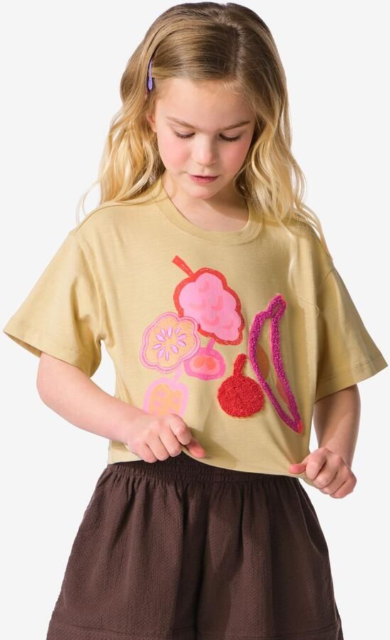 HEMA Kinder T-shirt Jersey Fruit Zand (zand) - Foto 2