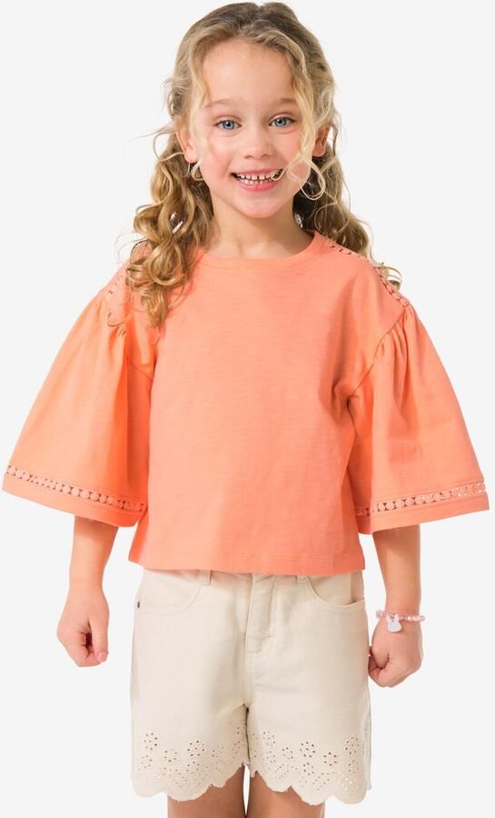 HEMA Kinder T-shirt Jersey Koraal (koraal) - Foto 2