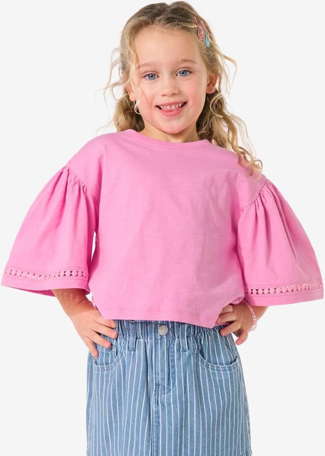 HEMA Kinder T-shirt Jersey Roze (roze) - Foto 2