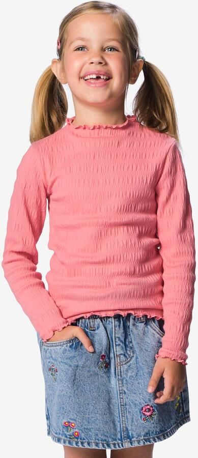 HEMA Kinder T-shirt Jersey Roze (roze)