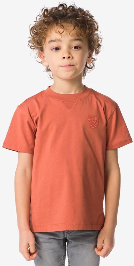 HEMA Kinder T-shirt Lichtbruin (lichtbruin)