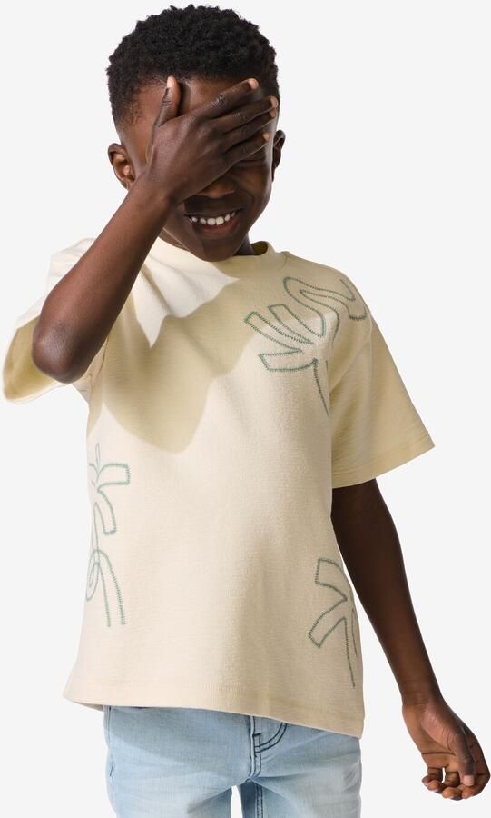 HEMA Kinder T-shirt Palm Ecru (ecru) - Foto 2