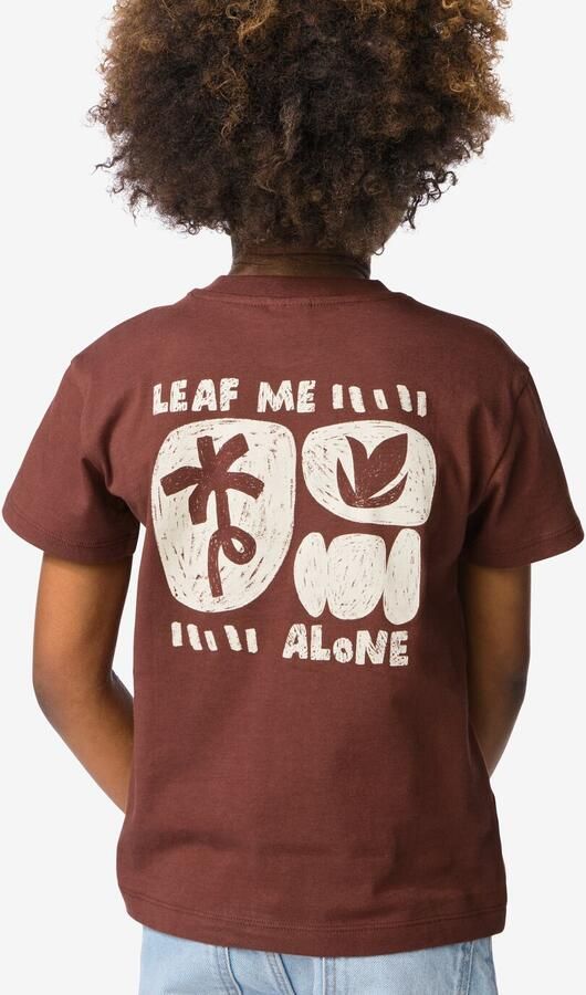 HEMA Kinder T-shirt Planten 2 Stuks Bruin (bruin) - Foto 2