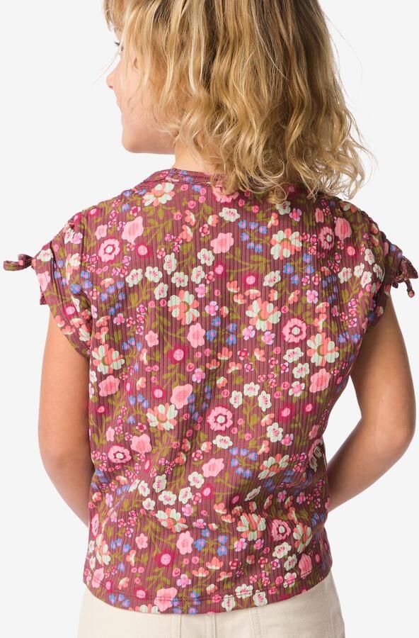 HEMA Kinder T-shirt Rib Fruit Bruin (bruin)