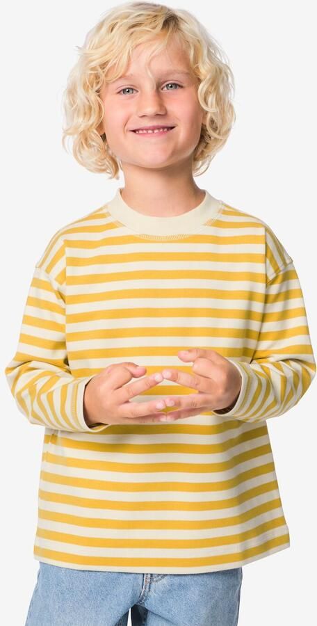 HEMA Kinder T-shirt Strepen Groen (groen)