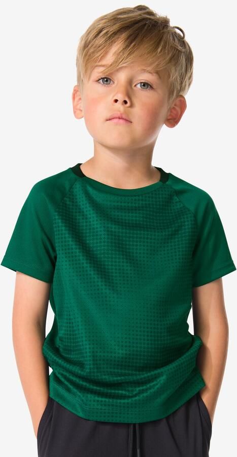 HEMA Kinder Voetbalshirt Donkergroen (donkergroen) - Foto 1