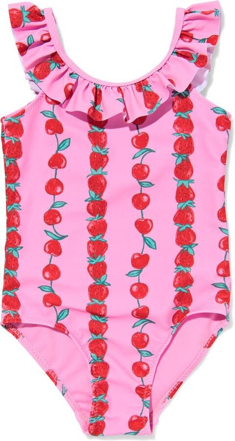 HEMA Kinderbadpak Fruit Roze (roze) - Foto 2