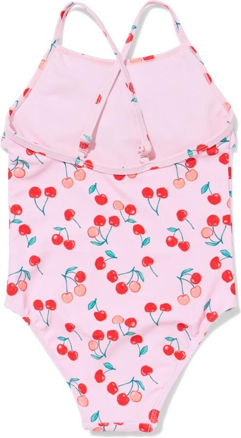 HEMA Kinderbadpak Kersen Roze (roze) - Foto 2