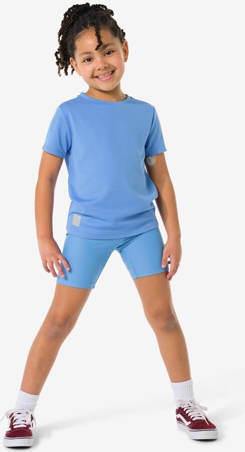 HEMA Kinderbikershort Blauw (blauw)