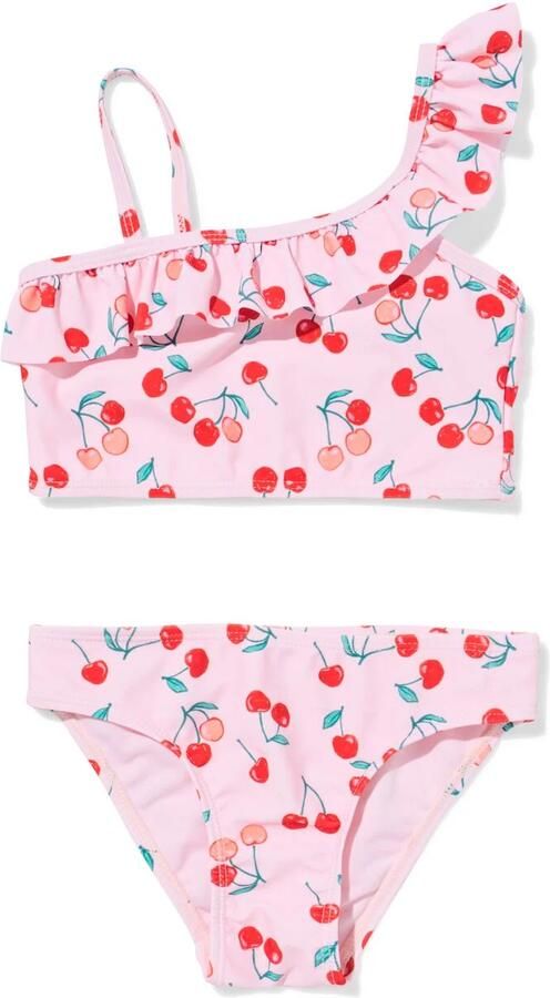 HEMA Kinderbikini Kersen Roze (roze)