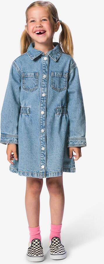 HEMA Kinderblousejurk Debba Regular Fit Denim (denim) - Foto 2