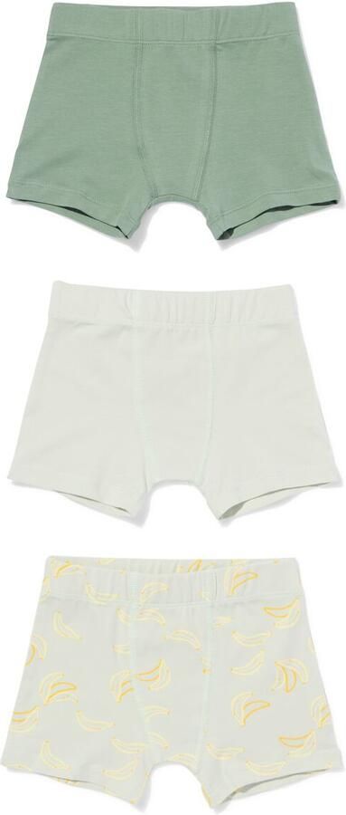 HEMA Kinderboxer Bananen 3 Stuks Groen (groen)