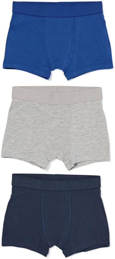 HEMA Kinderboxers Uni 3 Stuks Blauw (blauw)