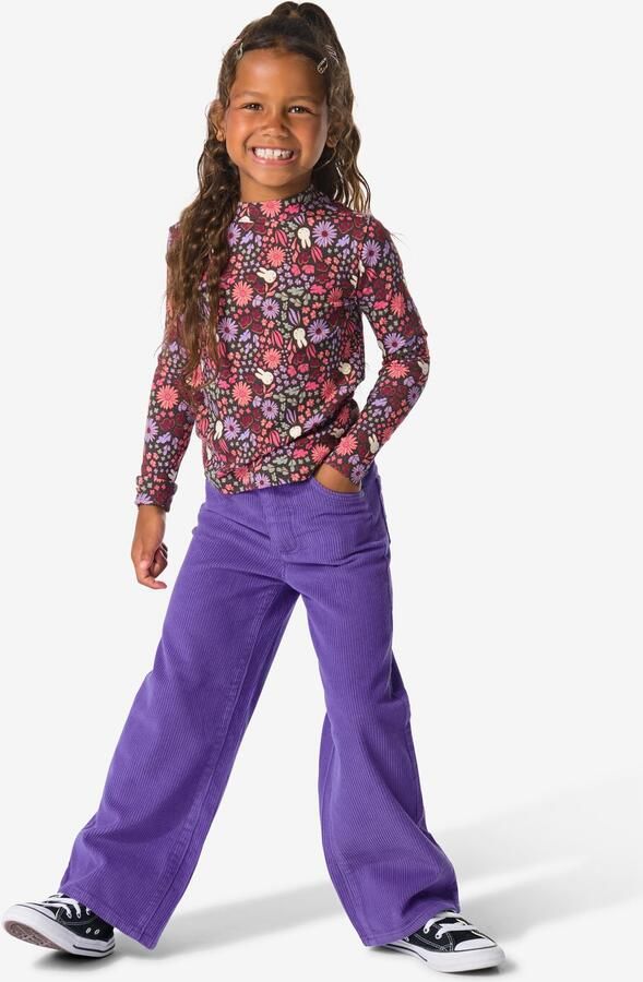 HEMA Kinderbroek Corduroy Paars (paars) - Foto 2