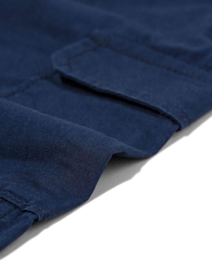 HEMA Kinderbroek Regular Fit Cargo Donkerblauw (donkerblauw) - Foto 2