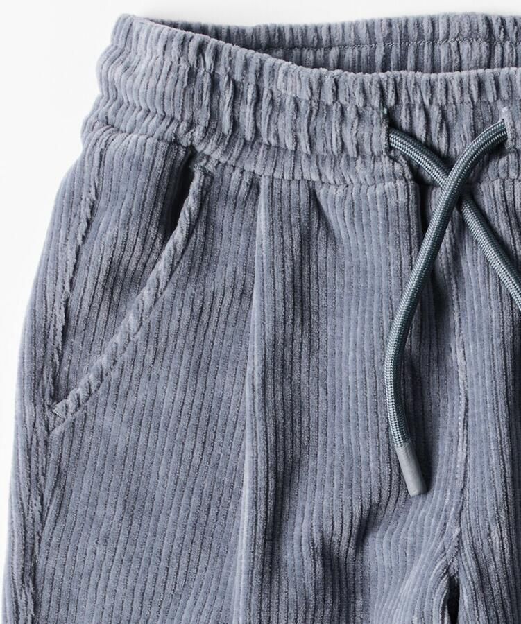 HEMA Kinderbroek Regular Fit Corduroy Blauw - Foto 2