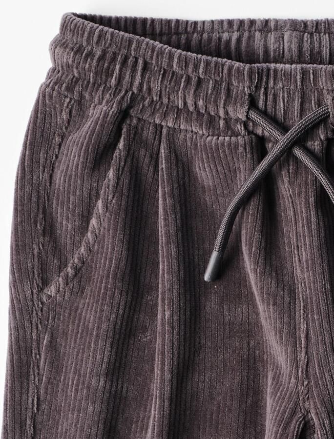 HEMA Kinderbroek Regular Fit Corduroy Grijs - Foto 2