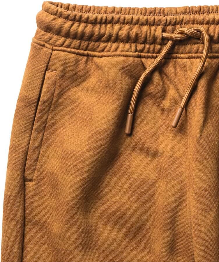 HEMA Kinderbroek Regular Fit Ruiten Middenbruin - Foto 2