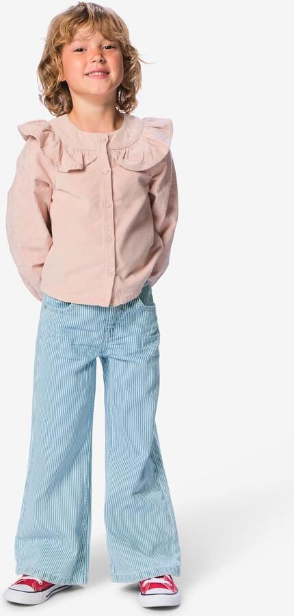 HEMA Kinderbroek Regular Fit Streep Denim (denim) - Foto 2