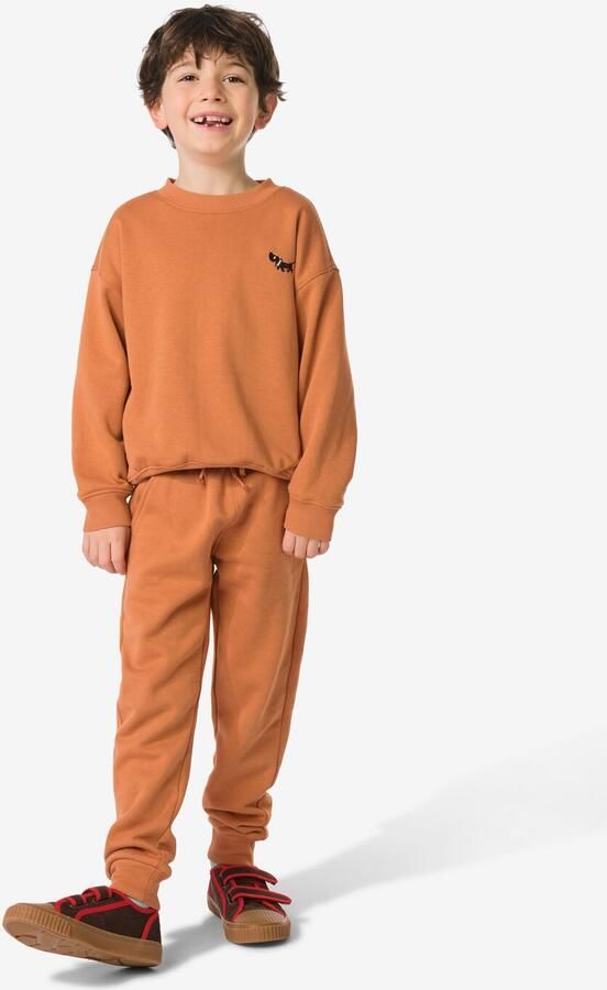HEMA Kinderbroek Sweatstof Bruin (bruin) - Foto 2