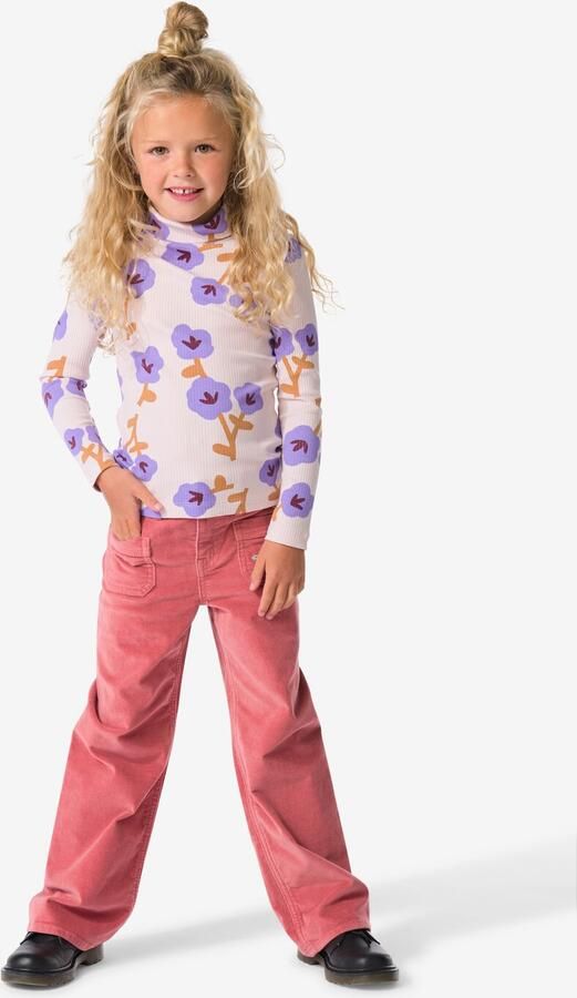 HEMA Kinderbroek Velvet Roze (roze) - Foto 2
