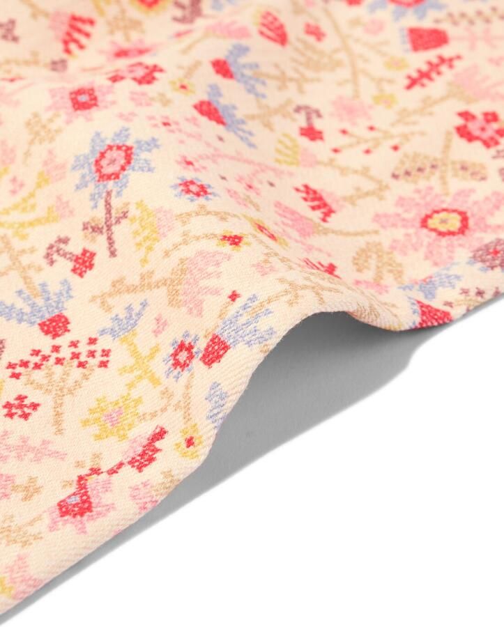HEMA Kinderbroek Wijd Bloemen Roze (roze) - Foto 2