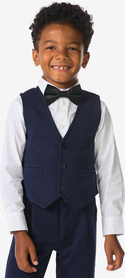 HEMA Kindergilet Pique Blauw (blauw) - Foto 2