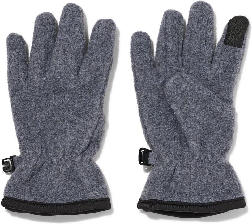 HEMA Kinderhandschoenen Fleece Grijsmelange