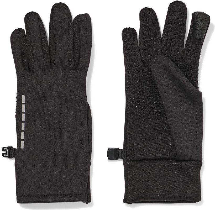 HEMA Kinderhandschoenen Softshell Met Touchscreen Zwart (zwart) - Foto 2