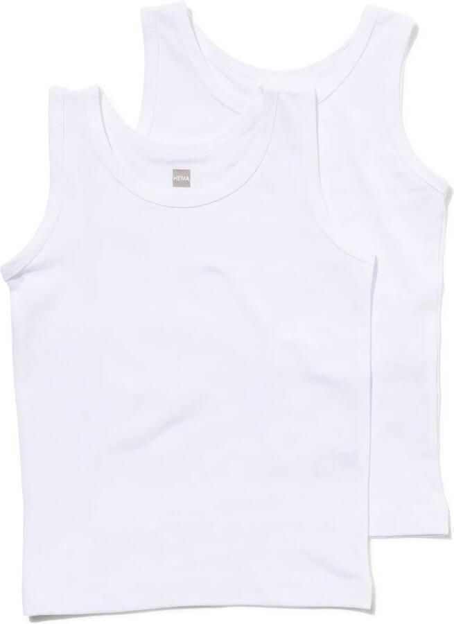 HEMA Kinderhemden 2 Stuks Wit