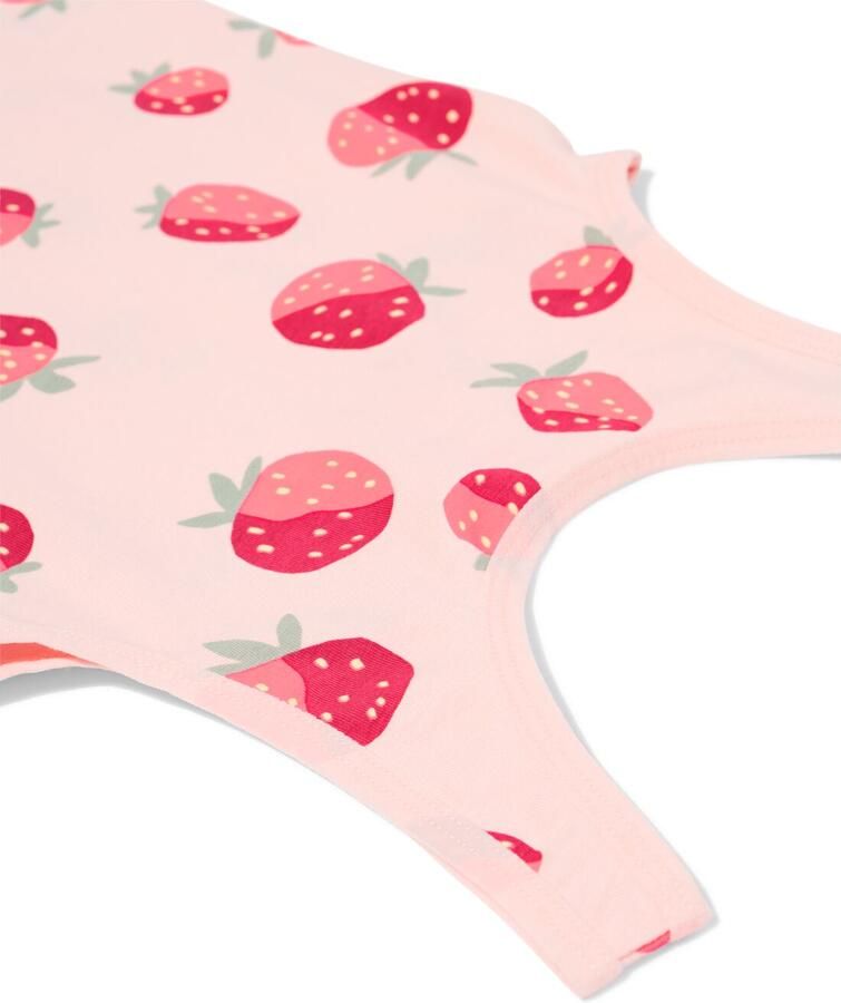 HEMA Kinderhemden Aardbei 2 Stuks Roze (roze)