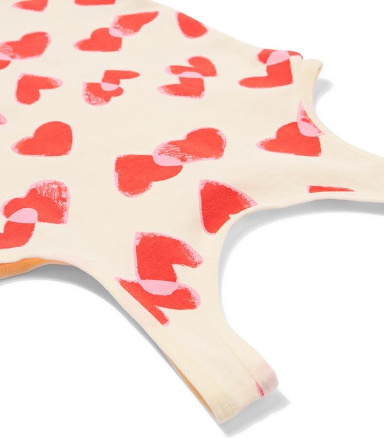 HEMA Kinderhemden Hartjes 2 Stuks Rood (rood)