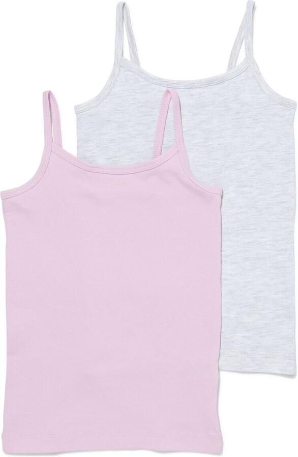 HEMA Kinderhemden Katoen stretch 2 Stuks Lila (lila)