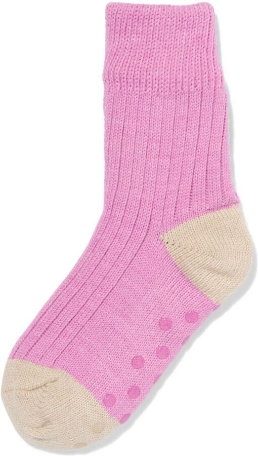 HEMA Kinderhuissokken Rib Fleece Roze (roze) - Foto 2