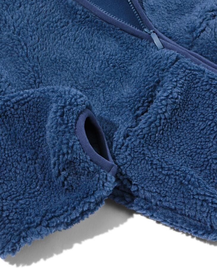 HEMA Kinderjas Teddy Fleece Blauw (blauw) - Foto 2