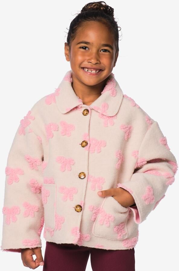 HEMA Kinderjas Teddy Roze (roze)