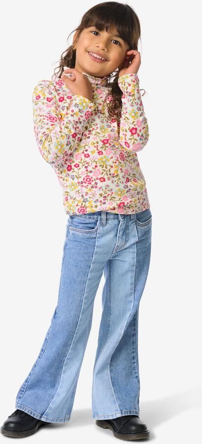 HEMA Kinderjeans Bootcut Fit Strepen Lichtblauw (lichtblauw) - Foto 3