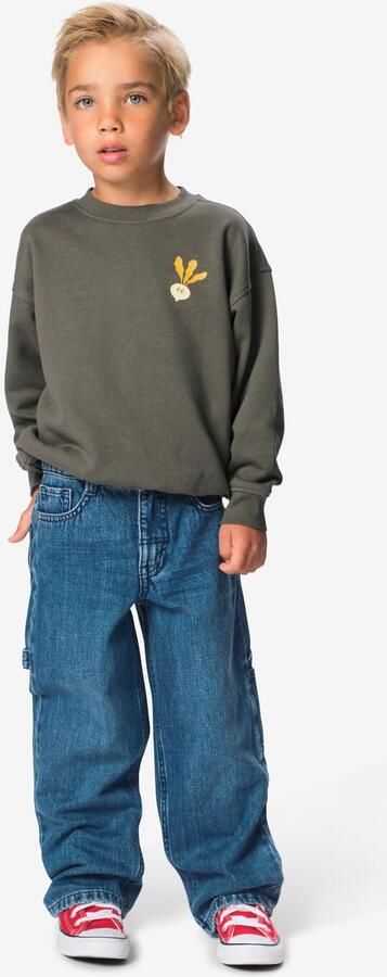 HEMA Kinderjeans Regular Fit Blauw (blauw)