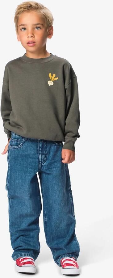 HEMA Kinderjeans Regular Fit Blauw (blauw)