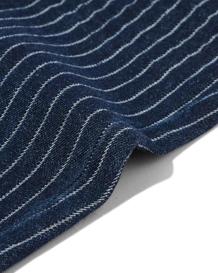 HEMA Kinderjeans Regular Fit Strepen Donkerblauw (donkerblauw) - Foto 2