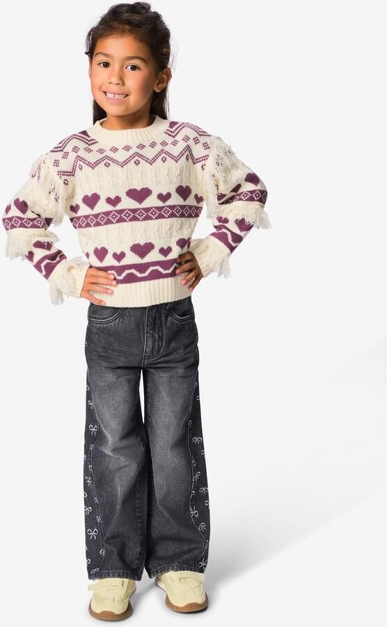 HEMA Kinderjeans Regular Fit Zwart