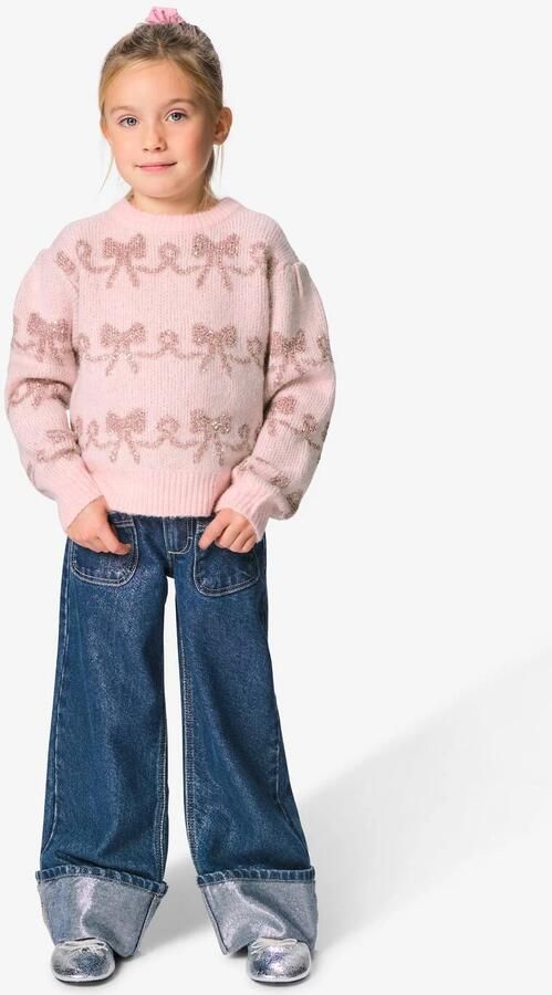 HEMA Kinderjeans Wide Fit Middenblauw
