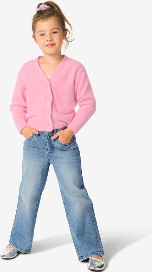 HEMA Kinderjeans Wijd Lichtblauw (lichtblauw)