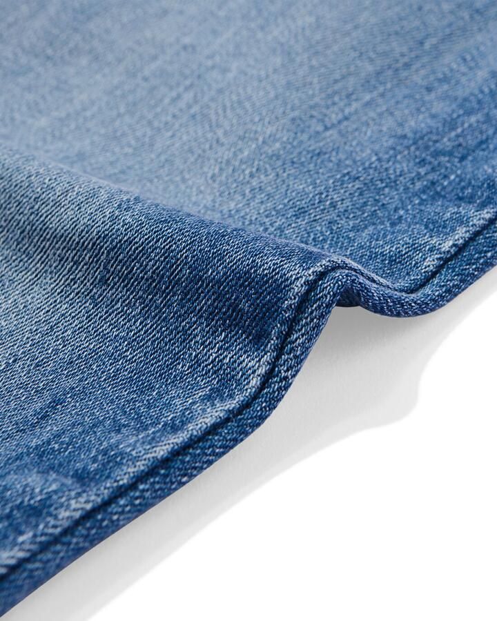 HEMA Kinderjeans Wijd Middenblauw (middenblauw) - Foto 2