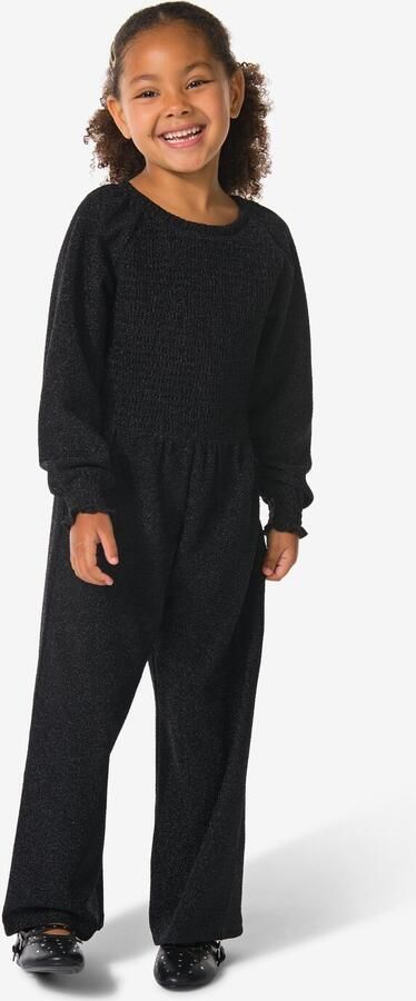 HEMA Kinderjumpsuit Glitter Zwart (zwart)