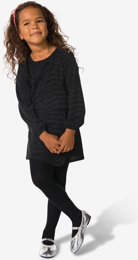 HEMA Kinderjumpsuit Glitter Zwart (zwart)