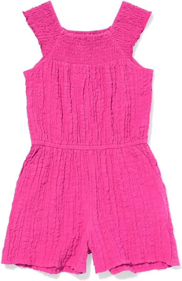 HEMA Kinderjumpsuit Jersey Donkerroze (donkerroze) - Foto 2