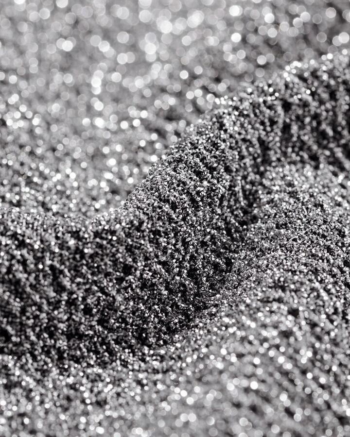 HEMA Kinderjurk Ruffle Glitter Zilver (zilver) - Foto 2