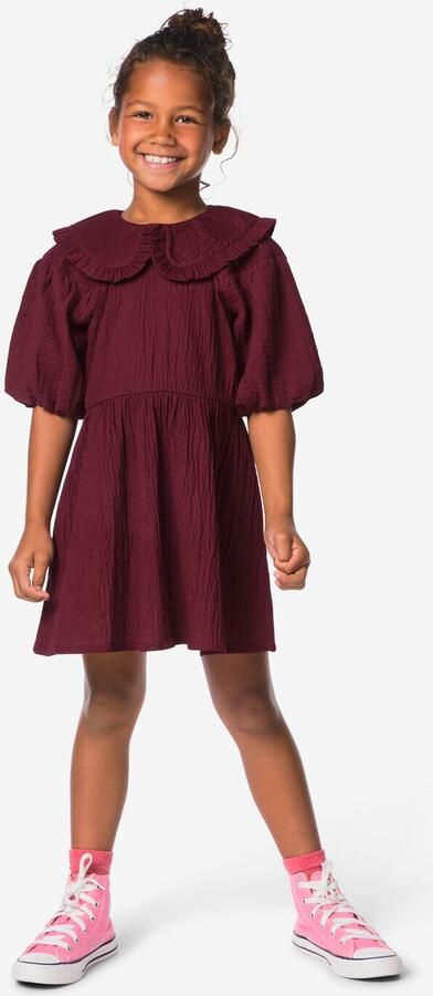 HEMA Kinderjurk Wijd Bordeauxrood (bordeauxrood)